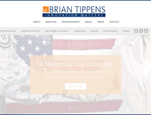 Tablet Screenshot of briantippens.com